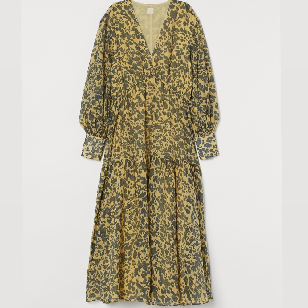 Long Lyocell Blend Dress H&M
